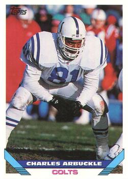 Charles Arbuckle Indianapolis Colts 1993 Topps NFL #457